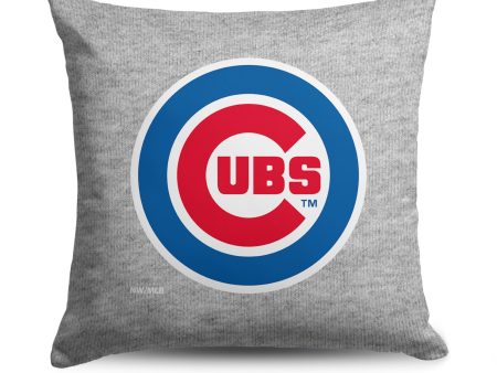 Chicago Cubs MLB Primary Sweatshirt Pillow 16 Inches Discount