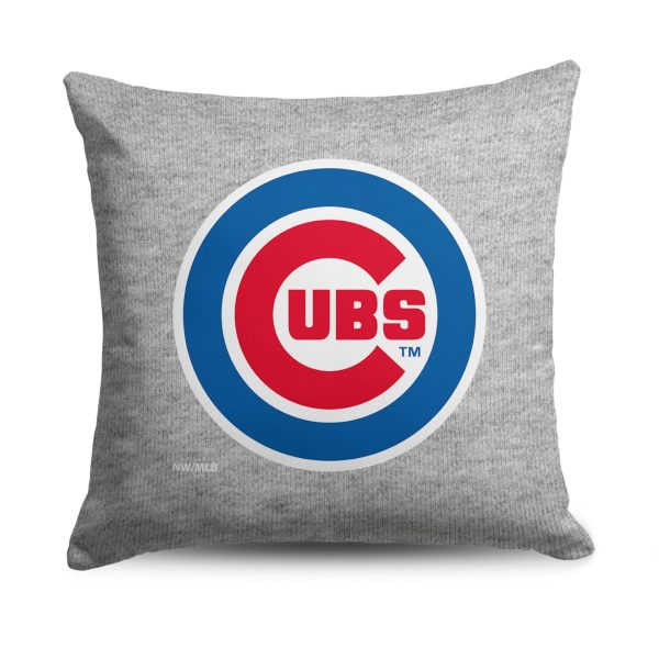 Chicago Cubs MLB Primary Sweatshirt Pillow 16 Inches Discount