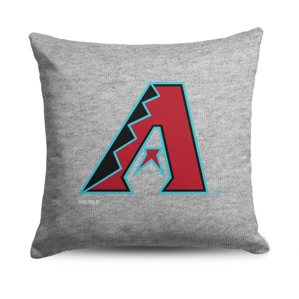 Arizona Diamondbacks MLB Primary Sweatshirt Pillow 16 Inches Discount