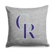 Colorado Rockies MLB Primary Sweatshirt Pillow 16 Inches Online Hot Sale