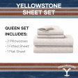 Yellowstone Meridian Queen Sheet Set Online