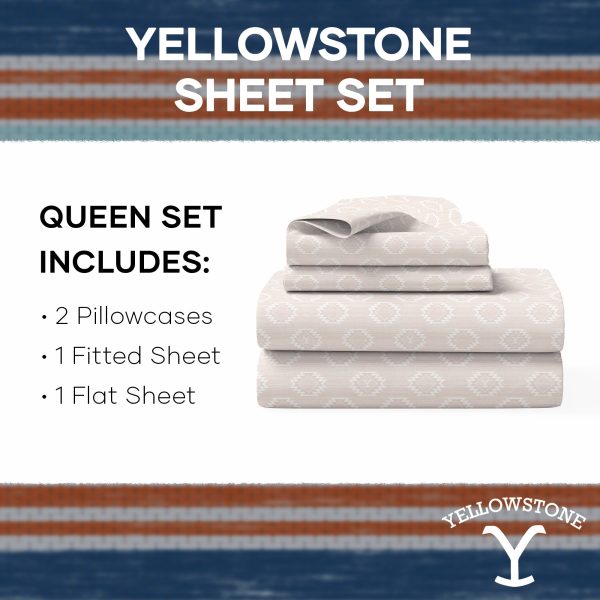 Yellowstone Meridian Queen Sheet Set Online