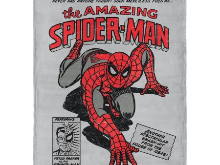 Marvel Spider-Man Peter Parker Alias Silk Touch Throw Blanket 50×60 Inches Online now