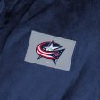 Columbus Blue Jackets NHL Navy Snipe S M Silk Touch Bathrobe 23X41 Inches Sale