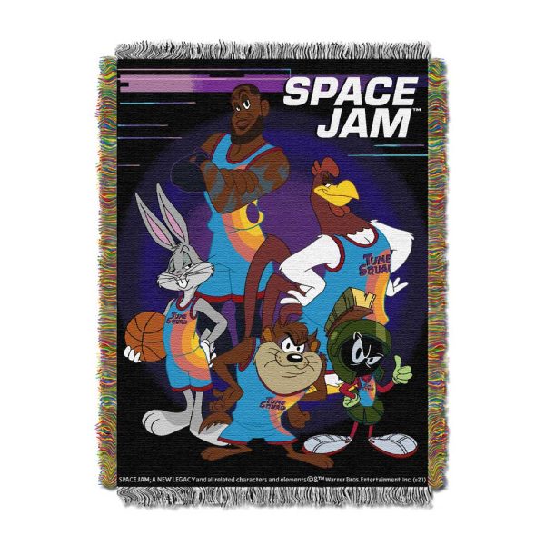 Warner Bros. Space Jam Ready Woven Tapestry Throw Blanket 48x60 Inches Online