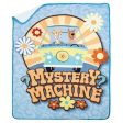 Warner Bros. Scooby-Doo Mystery Van Fun Silk Touch Sherpa Blanket 60x80Inches on Sale