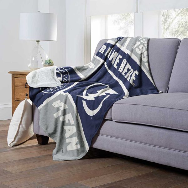 NHL Tampa Bay Lightning Colorblock Personalized Silk Touch Sherpa Throw Blanket 50x60 Inches Hot on Sale