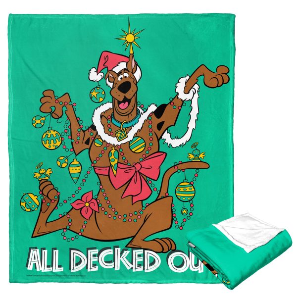 Warner Bros. Scooby-Doo All Decked Out Silk Touch Throw Blanket 50x60 Inches Sale