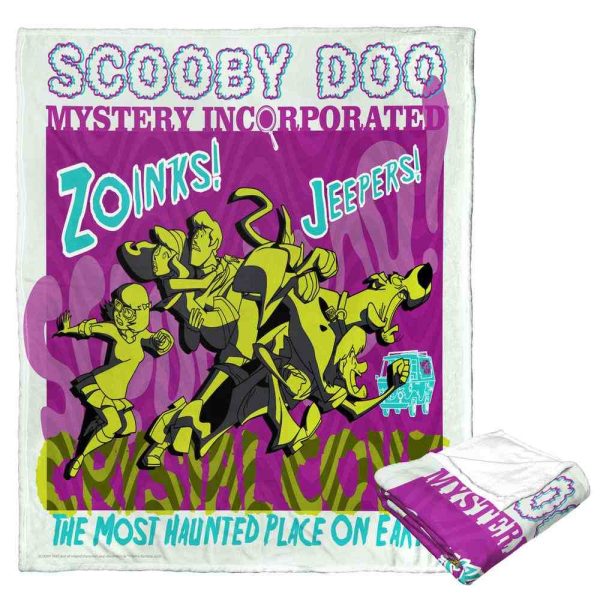 Warner Bros. Scooby-Doo Haunted Crystal Cove Silk Touch Throw Blanket 50x60 Inches Supply