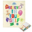 Disney Inside Out 2 I Believe Silk Touch Throw Blanket 50x60 Inches Sale