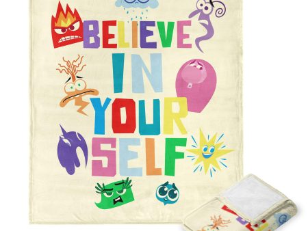 Disney Inside Out 2 I Believe Silk Touch Throw Blanket 50x60 Inches Sale