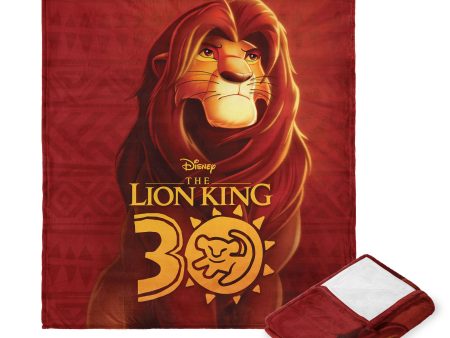 Disney Lion King The King Silk Touch Throw Blanket 50x60 Inches Hot on Sale