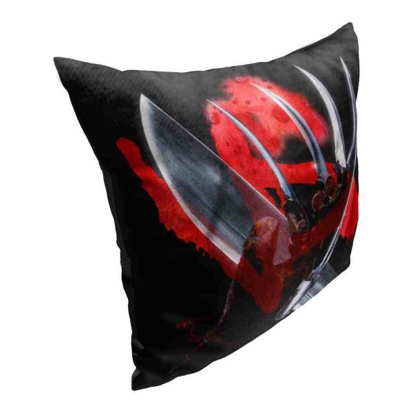 Warner Bros. Nightmare on Elm Street Brandish Your Weapons Throw Pillow 18x18 Inches Sale