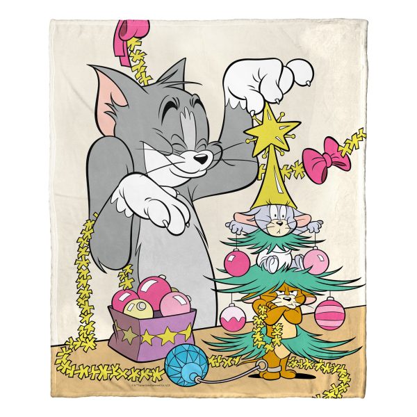 Warner Bros. Tom And Jerry Mouse Tree Silk Touch Throw Blanket 50x60 Inches Online Sale