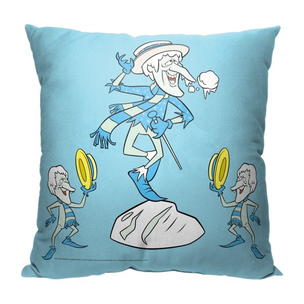 Warner Bros. Year Without A Santa Claus Mr White Christmas Throw Pillow Online now