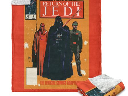 Disney Star Wars Classic Comic Books Empire Silk Touch Sherpa Throw Blanket 50X60 Inches Discount