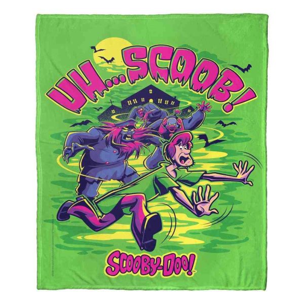 Warner Bros. Scooby-Doo Uh Scoob Where Are You Silk Touch Throw Blanket 50x60 Inches For Discount