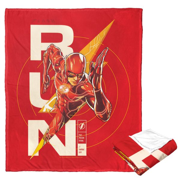 Warner Bros. The Flash Run Silk Touch Throw Blanket 50x60 Inches For Discount