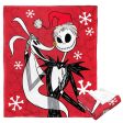 Disney Nightmare Before Christmas Merry Madness Silk Touch Throw Blanket 50x60 Inches Hot on Sale