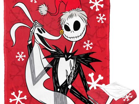 Disney Nightmare Before Christmas Merry Madness Silk Touch Throw Blanket 50x60 Inches Hot on Sale