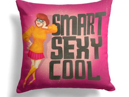 Warner Bros. Scooby-Doo Nerds Cool Throw Pillow 18x18 Inches For Discount