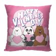 Cartoon Network We Bare Bears Beary Loveable Throw Pillow 18x18 Inches Cheap