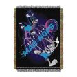 Warner Bros. Space Jam Mad Hops Woven Tapestry Throw Blanket 48x60 Inches Cheap