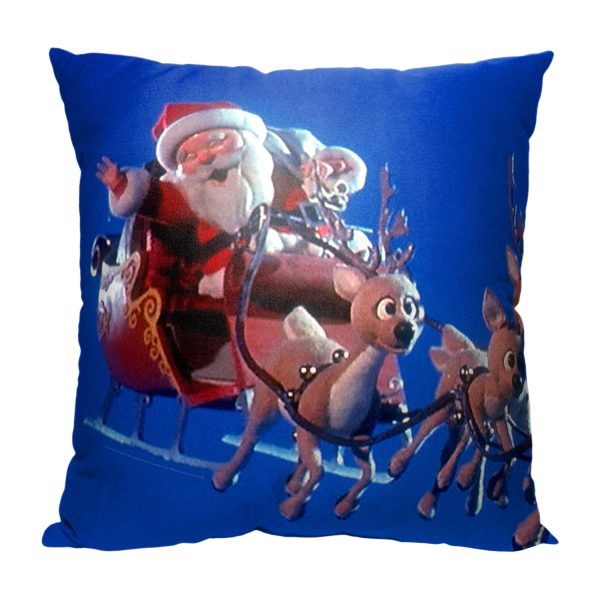 Warner Bros. Year Without A Santa Claus Here Comes Santa Throw Pillow Online Sale