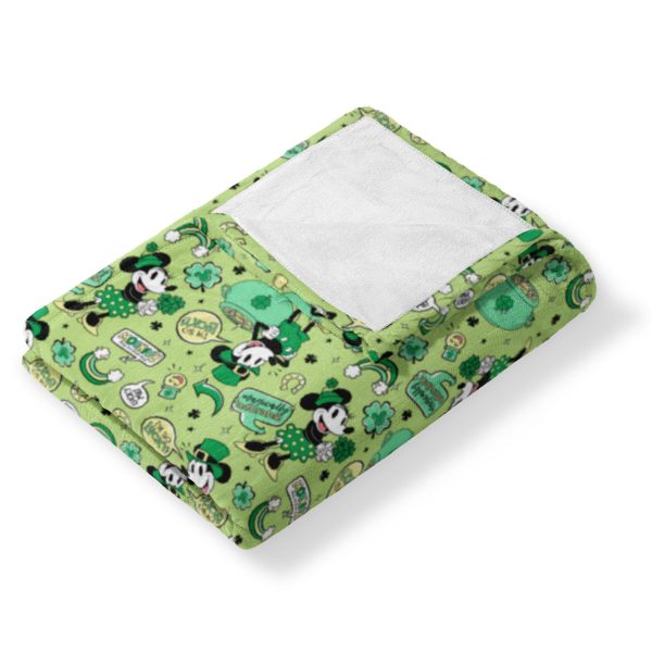 Disney Mickey Mouse Lucky Mouse Silk Touch Throw Blanket 50x60 Inches Fashion