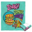 Warner Bros. Scooby-Doo Zombie Burger Silk Touch Throw Blanket 50x60 Inches Sale