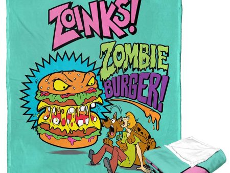 Warner Bros. Scooby-Doo Zombie Burger Silk Touch Throw Blanket 50x60 Inches Sale