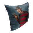 Warner Bros. Nightmare on Elm Street Fierce Demon Throw Pillow 18x18 Inches Discount