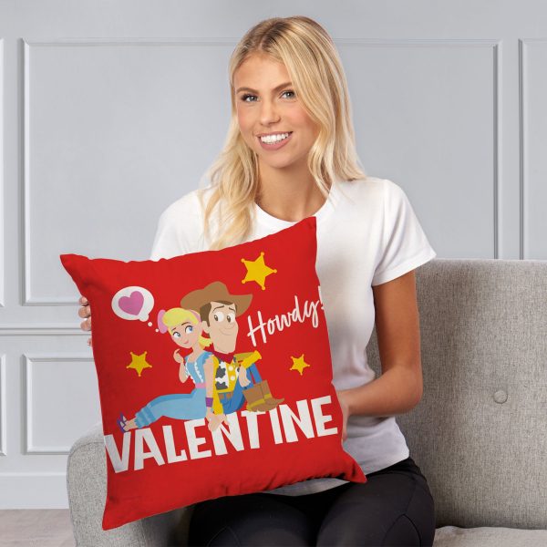 Disney Pixar Toy Story Howdy Valentine Throw Pillow 18x18 Inches Supply