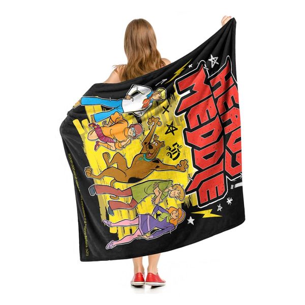 Warner Bros. Scooby-Doo Heavy Meddle Silk Touch Throw Blanket 50x60 Inches Supply