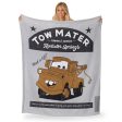 Disney Pixar Cars Tow Mater Silk Touch Throw Blanket 50x60 Inches Cheap