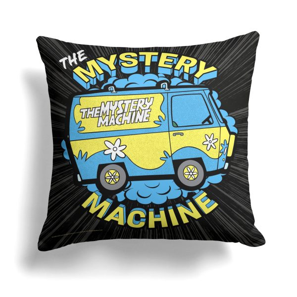 Warner Bros. Scooby-Doo The Mystery Machine Throw Pillow 18x18 Inches For Discount