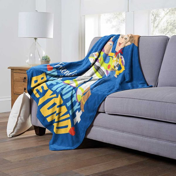 Disney Pixar Toy Story Infinity And Beyond Valentine Silk Touch Throw Blanket 50x60 Inches For Cheap