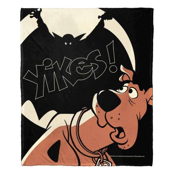 Warner Bros. Scooby-Doo Yikes Silk Touch Throw Blanket 50x60 Inches Hot on Sale