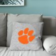 Clemson Tigers NCAA Logo Sweatshirt Pillow 16 Inches For Cheap