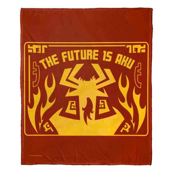 Cartoon Network Samurai Jack Future Is Aku Silk Touch Throw Blanket 50x60 Inches on Sale