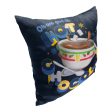 Warner Bros. Polar Express Hot Chocolate Throw Pillow 18x18 Inches on Sale