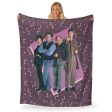 Warner Bros. Seinfeld The Gang Silk Touch Throw Blanket 50x60 Inches Discount