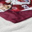 Colorado Avalanche Nathan Mackinnon NHL Silk Touch Sherpa Throw Blanket 50X60 Inches For Cheap