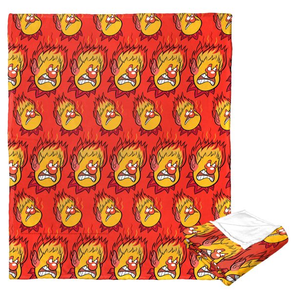 Warner Bros. Year Without A Santa Claus Flaming Mad Silk Touch Throw Online Sale