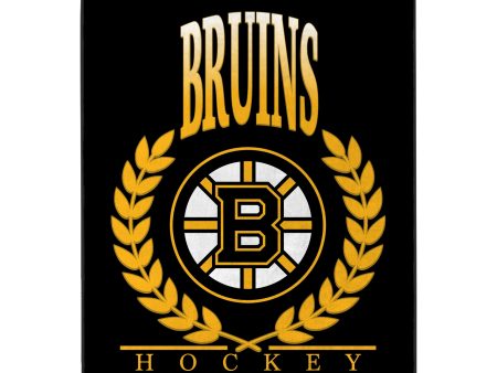 Boston Bruins NHL Plateau Silk Touch Throw Blanket 46X60 Inches For Discount