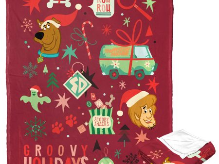 Warner Bros. Scooby-Doo Groovy Holidays Silk Touch Throw Blanket 50x60 Inches Discount