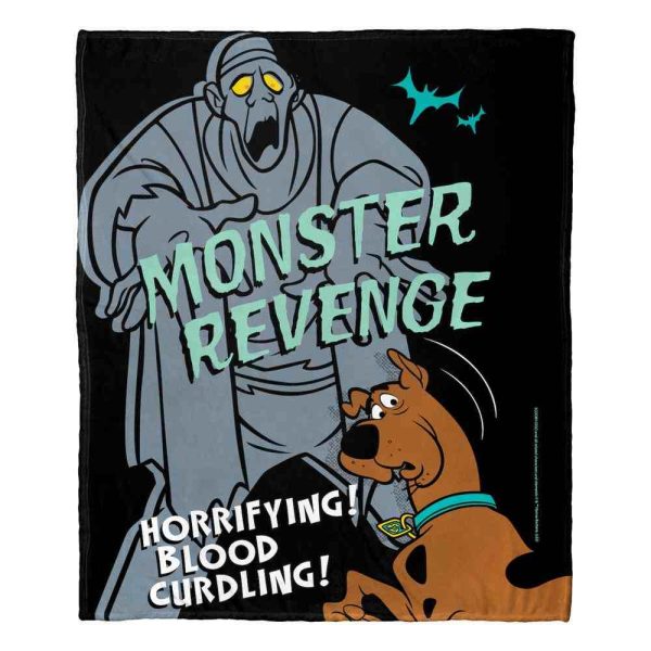 Warner Bros. Scooby-Doo Monsters Revenge Silk Touch Throw Blanket 50x60 Inches Online now