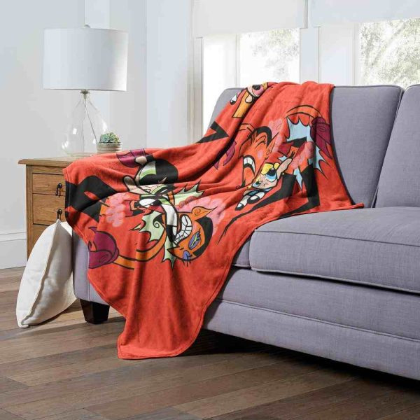 Cartoon Network Powerpuff Girls Get Him Silk Touch Throw Blanket 50x60 Inches Online now