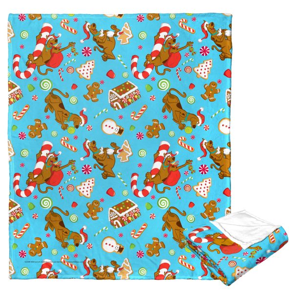 Warner Bros. Scooby-Doo Festive Scooby Sweets Silk Touch Throw Blanket 50x60 Inches Hot on Sale