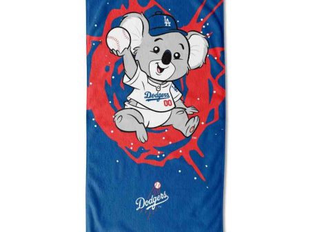 MLB Los Angeles Dodgers Mascot Beach Towel 30x60 Inches Online